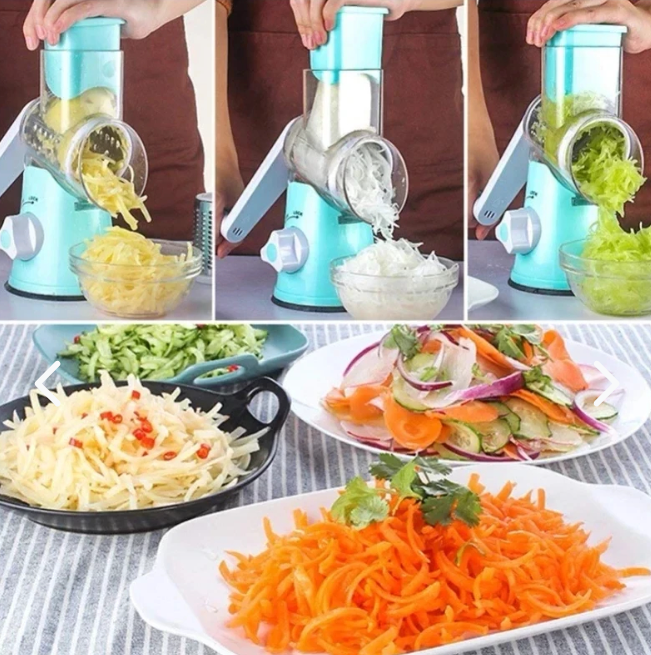 CORTADOR DE VERDURAS MULTIFUNCIÓN ROTATORIO