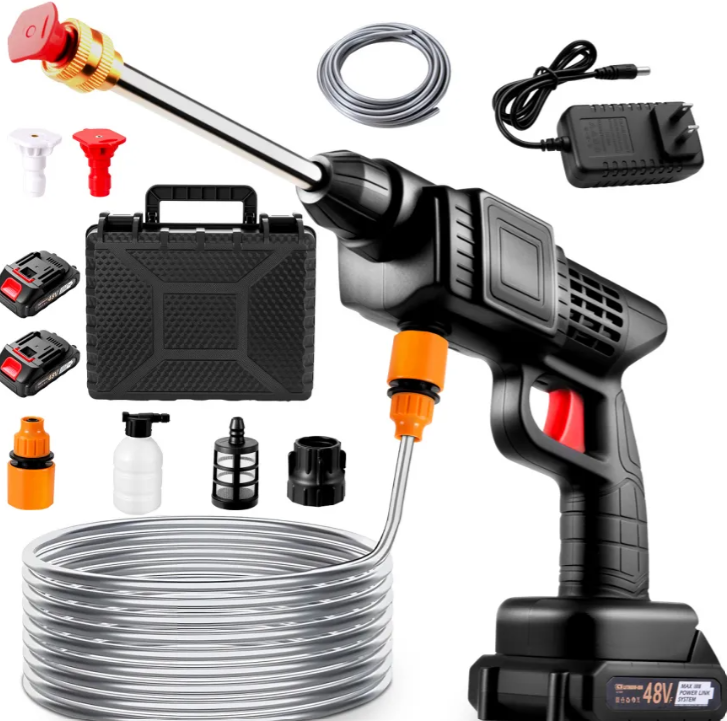 TUBOWASH PRO - HIDROLAVADORA PORTÁTIL 48V (2 Baterías)