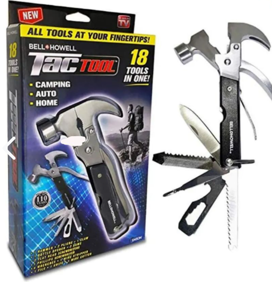 MARTILLO TÁCTICO MULTIFUNCIONAL – CAMPING, AUTO Y HOGAR