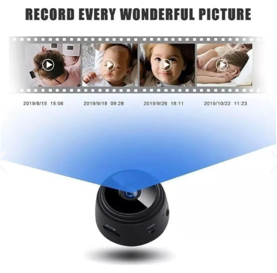 MINI CÁMARA ESPÍA WIFI – SEGURIDAD DISCRETA Y PORTÁTIL