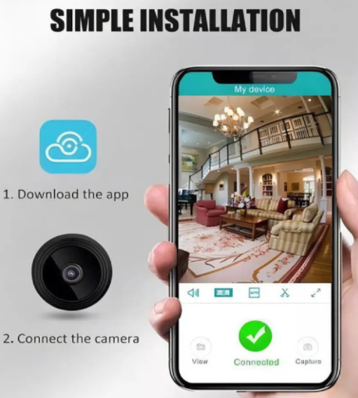 MINI CÁMARA ESPÍA WIFI – SEGURIDAD DISCRETA Y PORTÁTIL